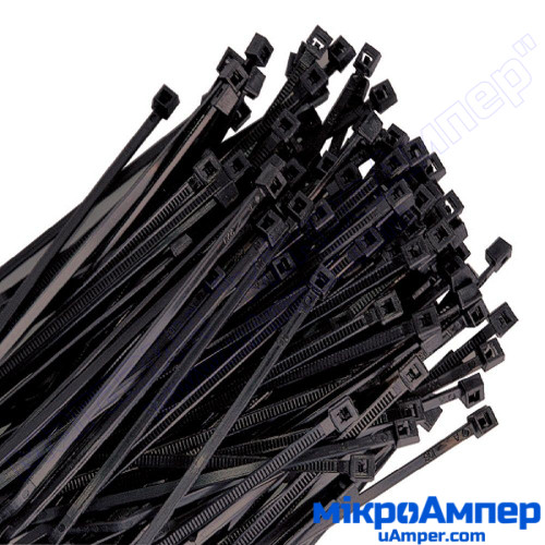 Хомути 3мм 100шт чорні Хомути 3мм 100шт чорні